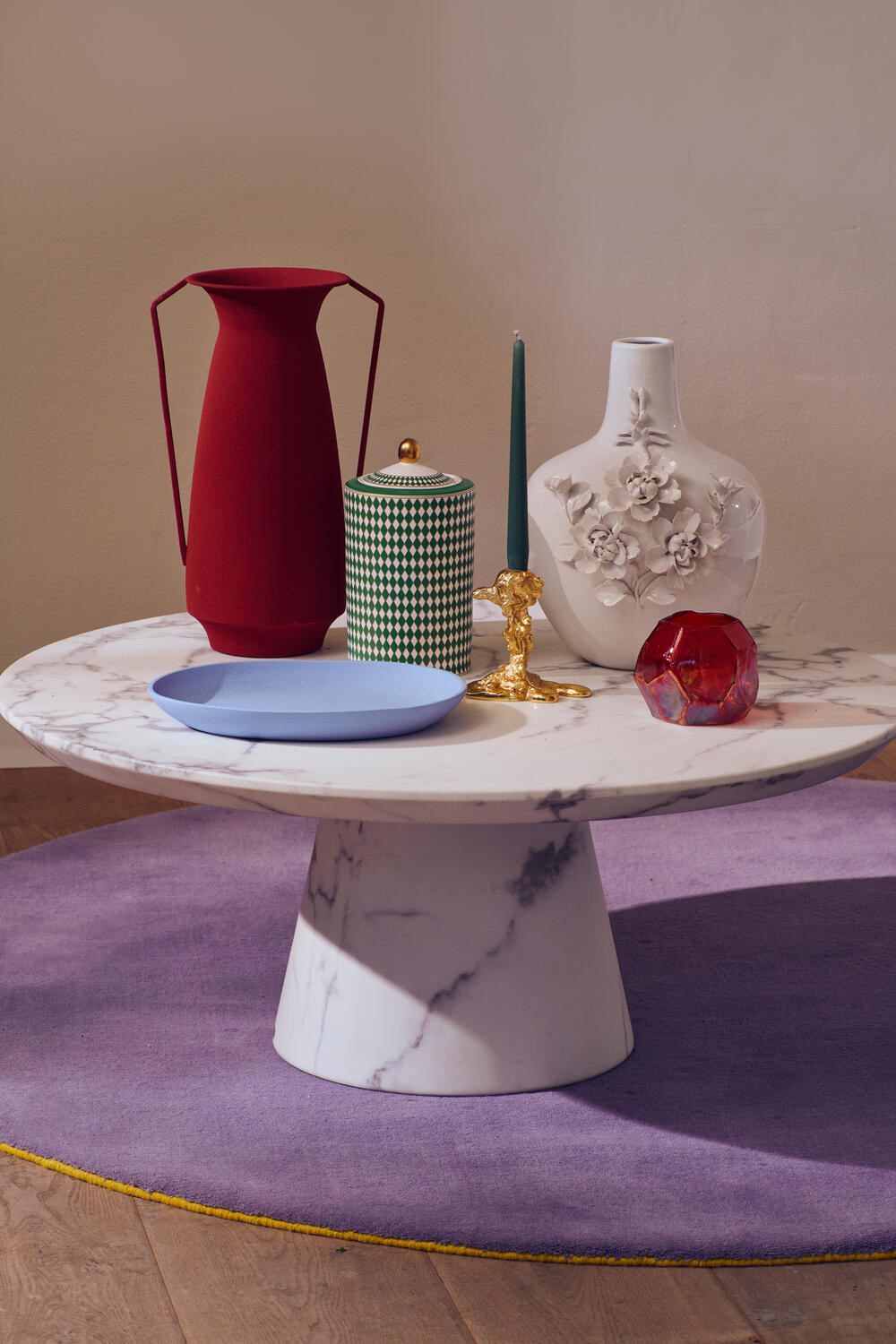 Drip lysestage, S - guldfarvet